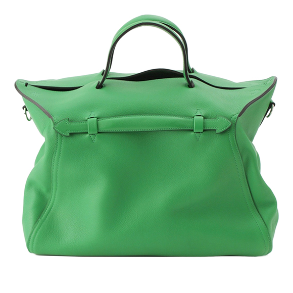 Hermes Handbags - Pre-Loved Hermes Evercolor Sac Oxer Top Handle Bag